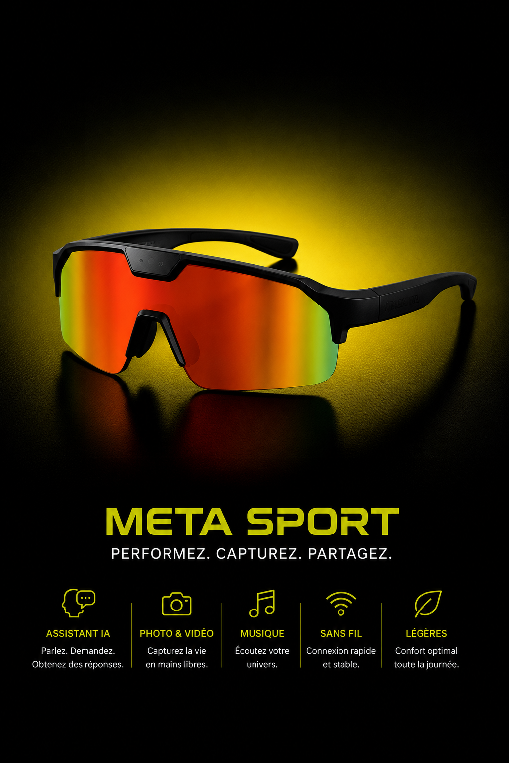 Lunette IA - Meta Sport